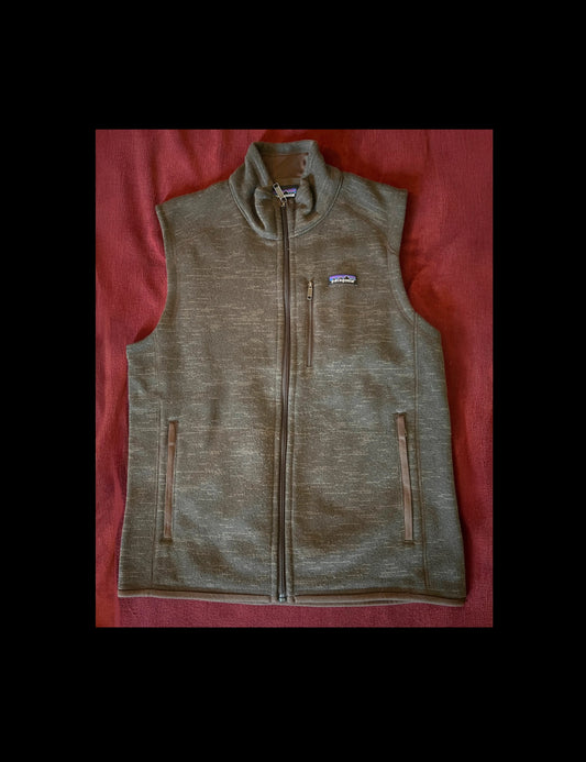 Weste von Patagonia (M Herren / L Damen) Strickoptik Fleece braun