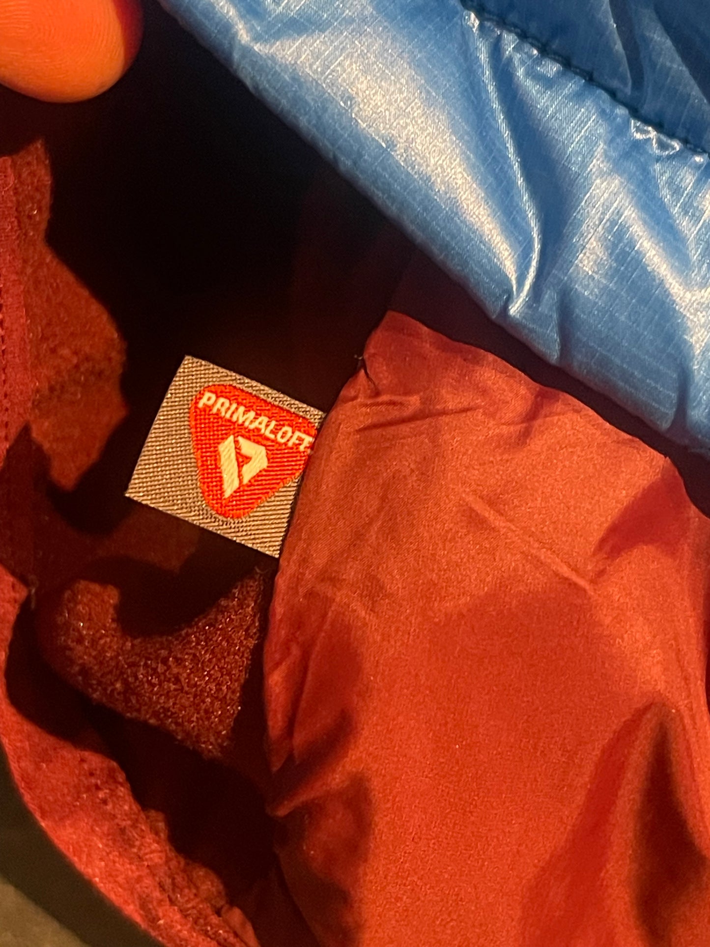 Hybrid Jacke von Schöffel mit Kapuze (M Damen) Primaloft Isolation blau