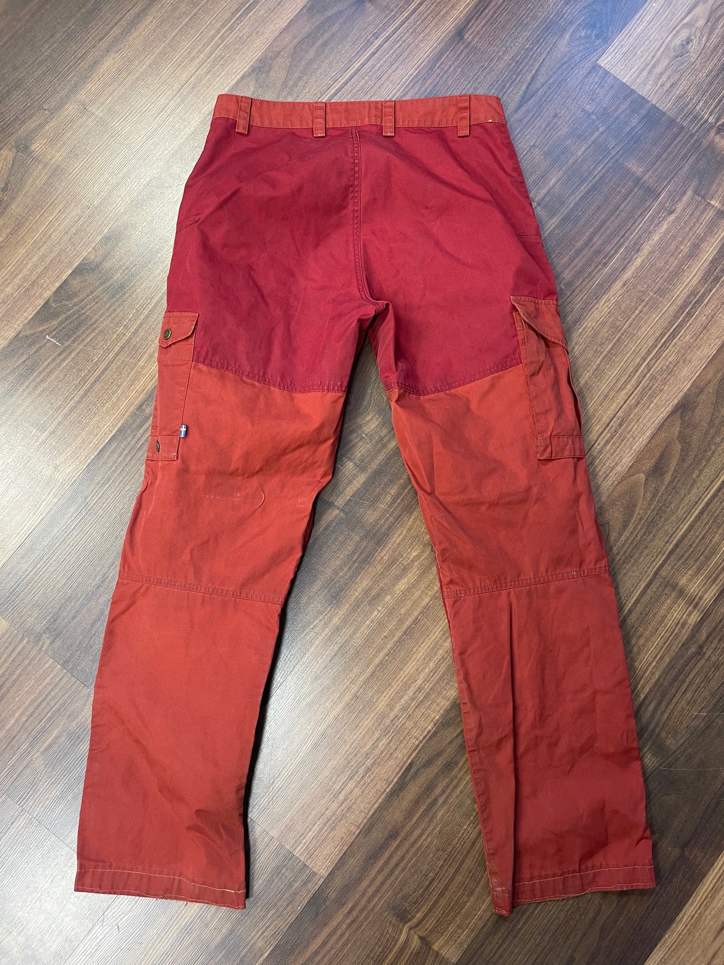Trekking Hose Fjällräven Barents Pro (XL /42 ) gekürzt rot