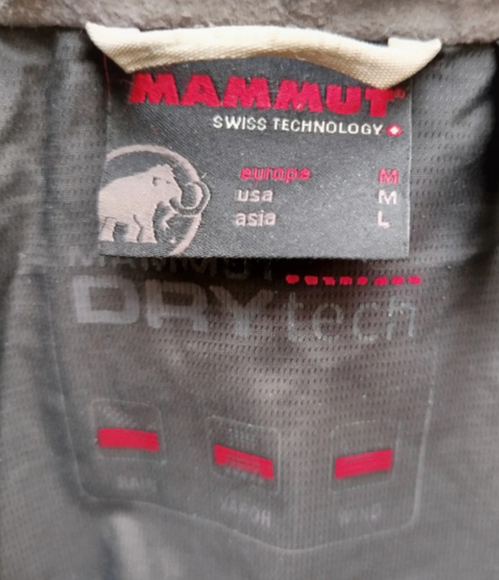 Verlängerte  Regen Jacke von Mammut (M Damen) Parka schwarz