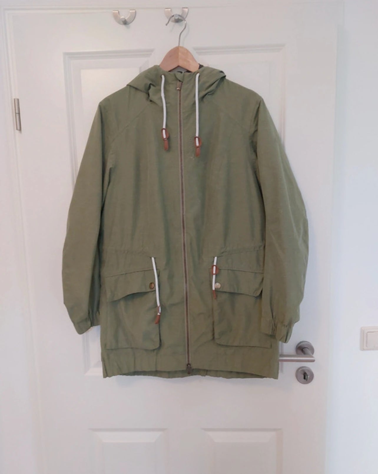 Regen Jacke von Vaude (L /40 Damen) wasserdicht grün