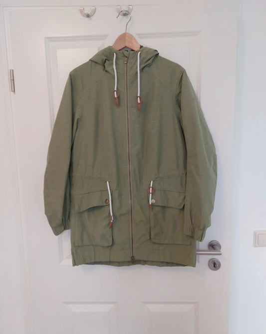 Regen Jacke von Vaude (L /40 Damen) wasserdicht grün