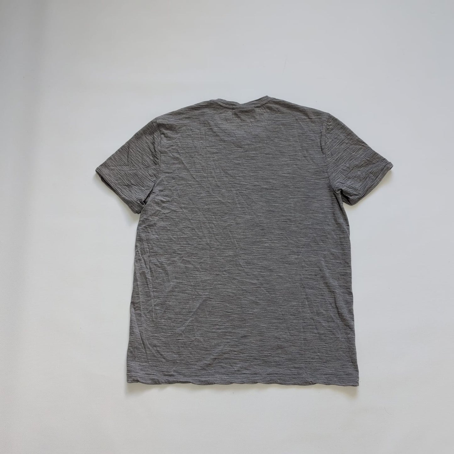 Merino T-Shirt von Icebreaker (L Herren) grau mit Print