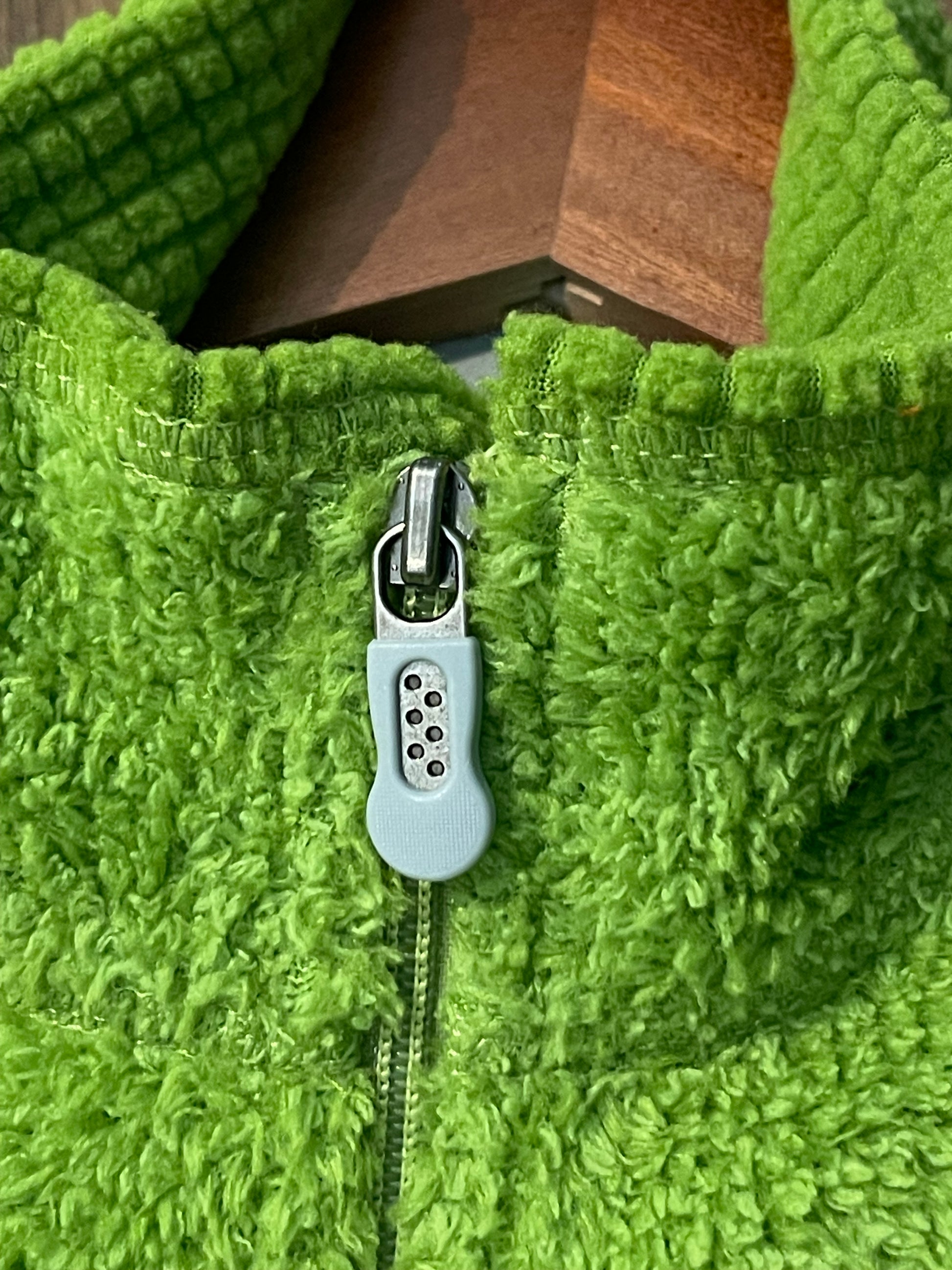 Patagonia Fleece Jacke R1® (XS Damen) Pile Optik grün - wanderlich.com