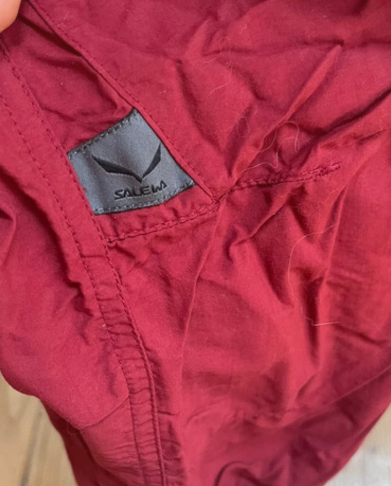 Wander Hose von Salewa (Damen XS) 2 in 1 dunkelrot