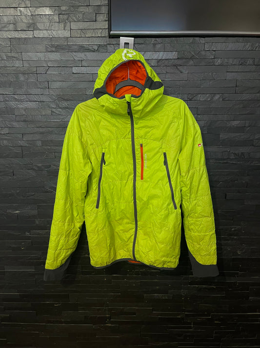 Wolle / Daunen Isolation Jacke Ortovox (M Herren) grün mit Kapuze