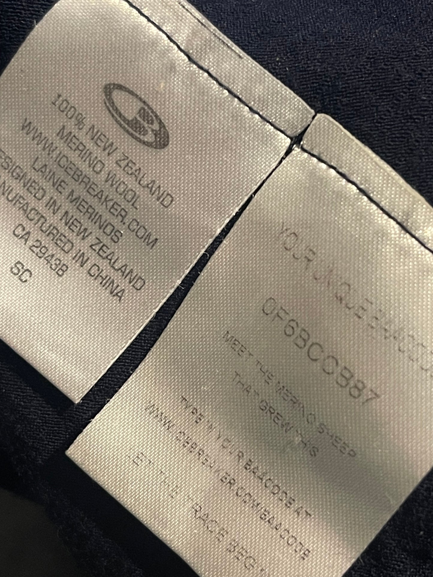 T-Shirt von Icebreaker Merino (XL Herren) Baselayer dunkelblau