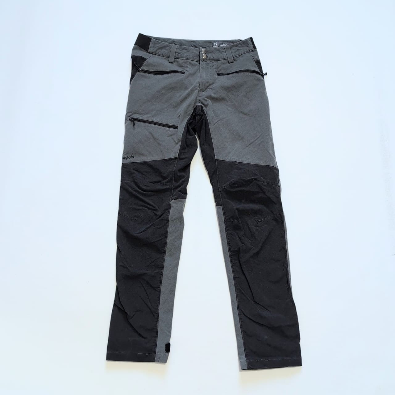 Trekking Hose von Haglöfs (S Herren) wasserabweisend grau schwarz