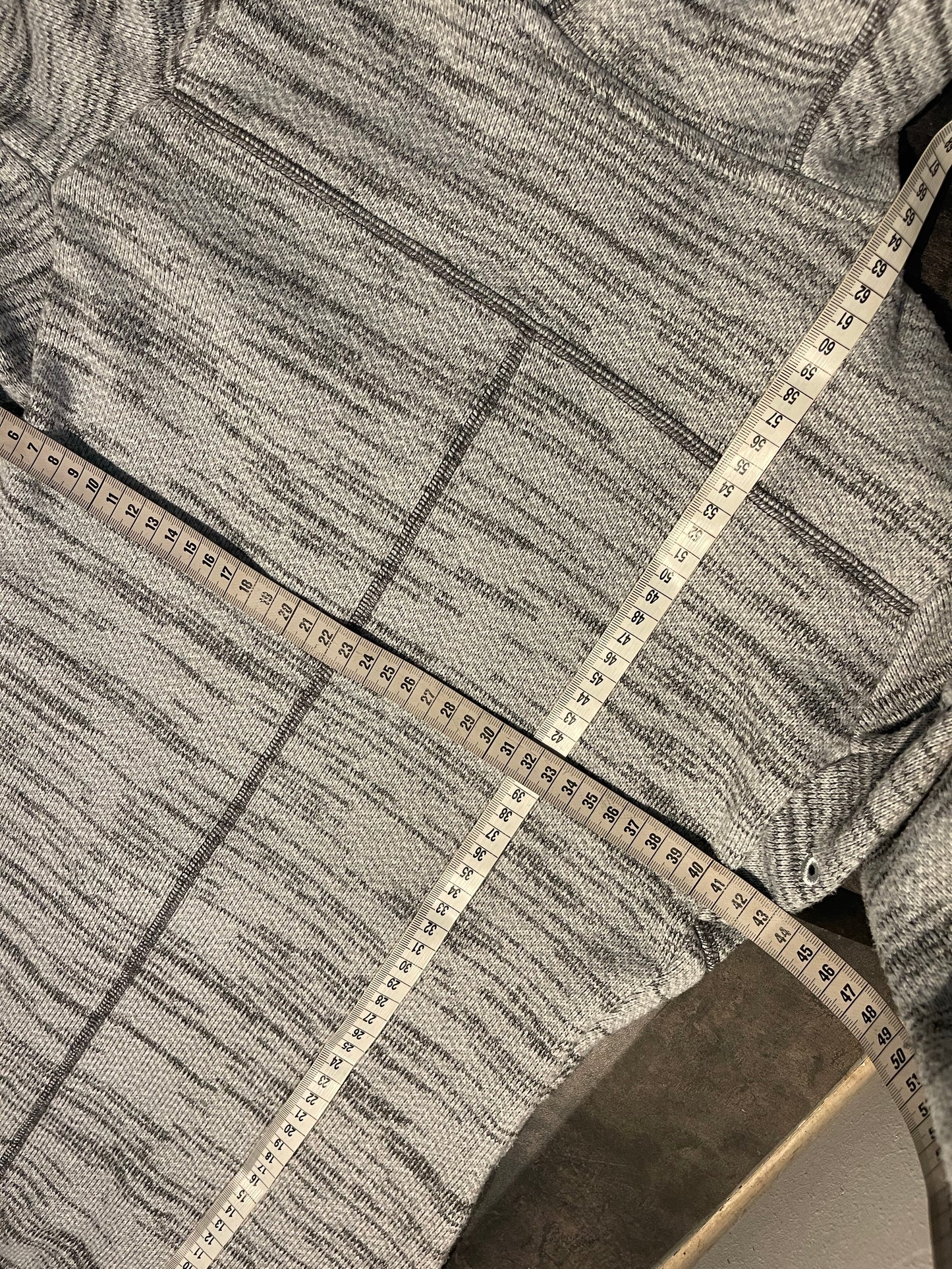 Fleece Jacke von Salewa (XS Damen) Kapuzenjacke Strickoptik grau