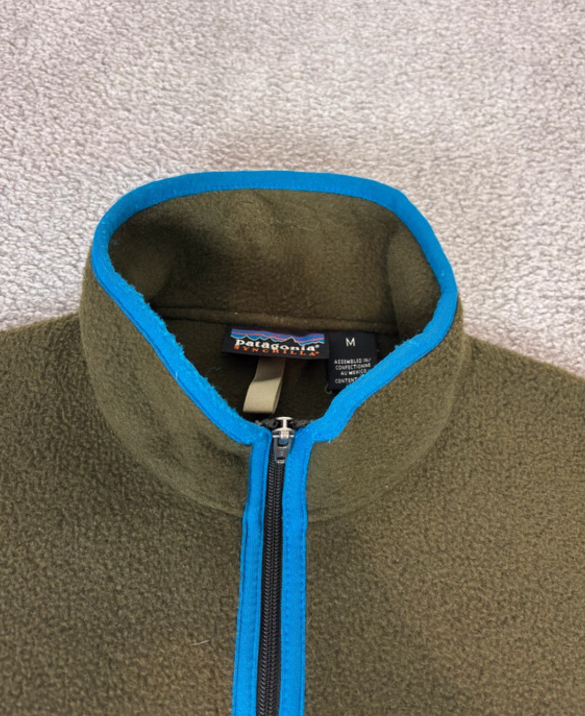 Zip Pullover Patagonia Synchilla (M Herren) khaki blau