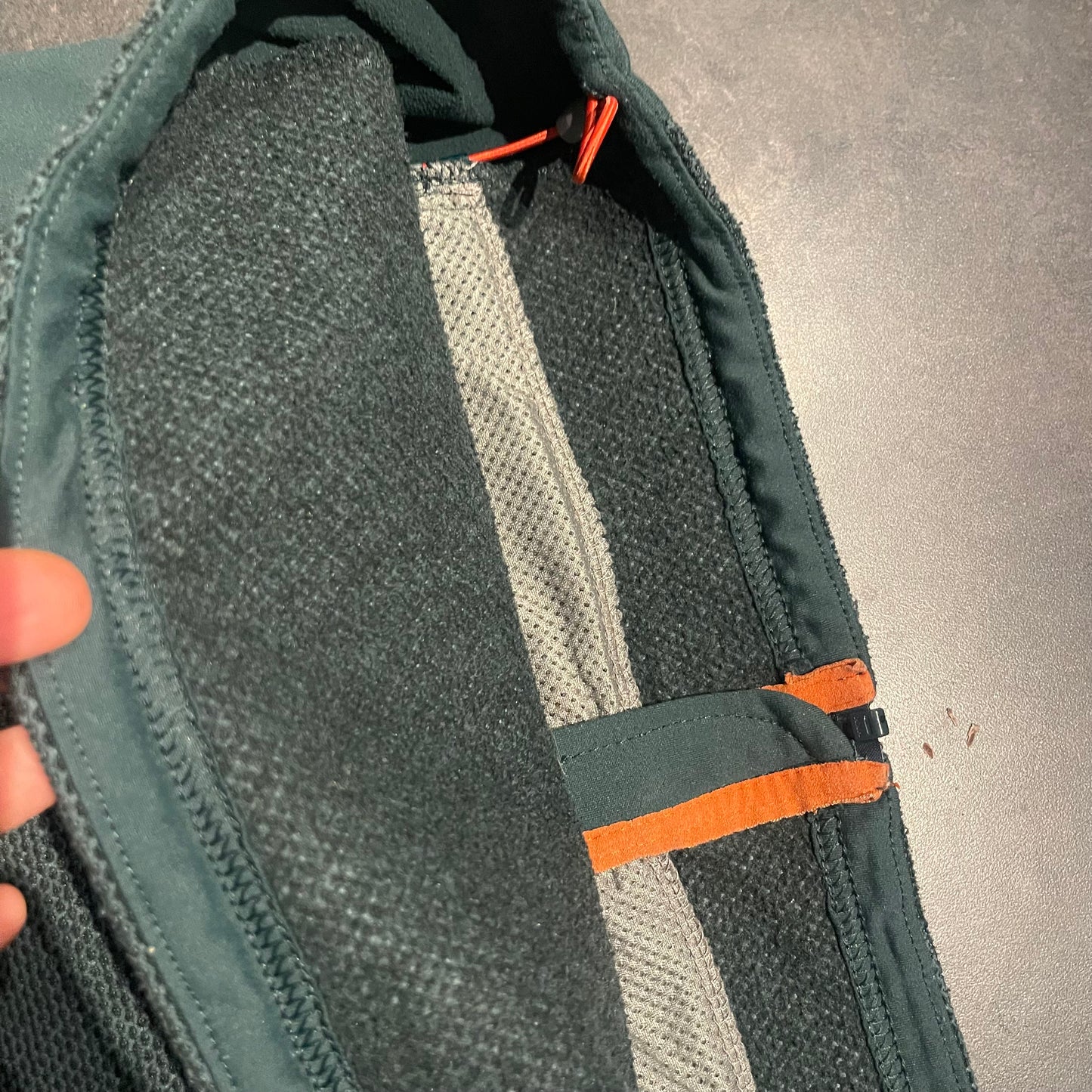 Fleecejacke von Rab (S Herren) Zipper Hoodie grün