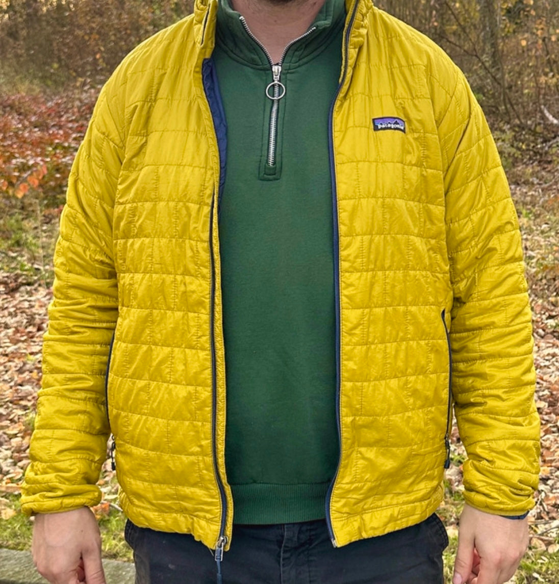 Patagonia Nano Puff Jacke (L Herren) Steppjacke Primaloft Isolation gelb