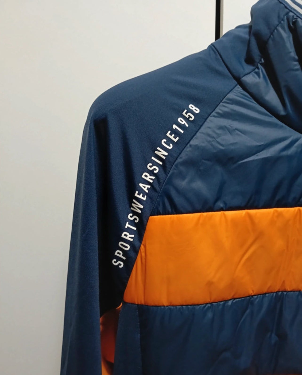 Hybride Jacke von Martini (M Herren) Primaloft + Stretch orange dunkelblau