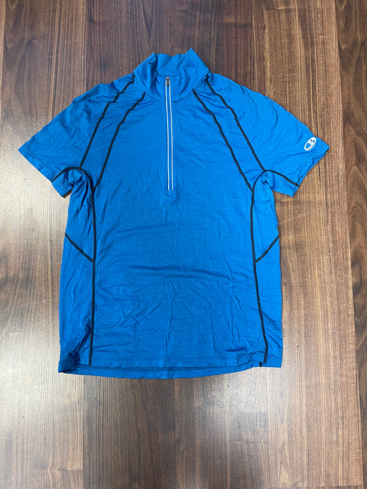 Half Zip T-Shirt von Icebreaker Merino GT 150 (S Herren) blau - wanderlich.com