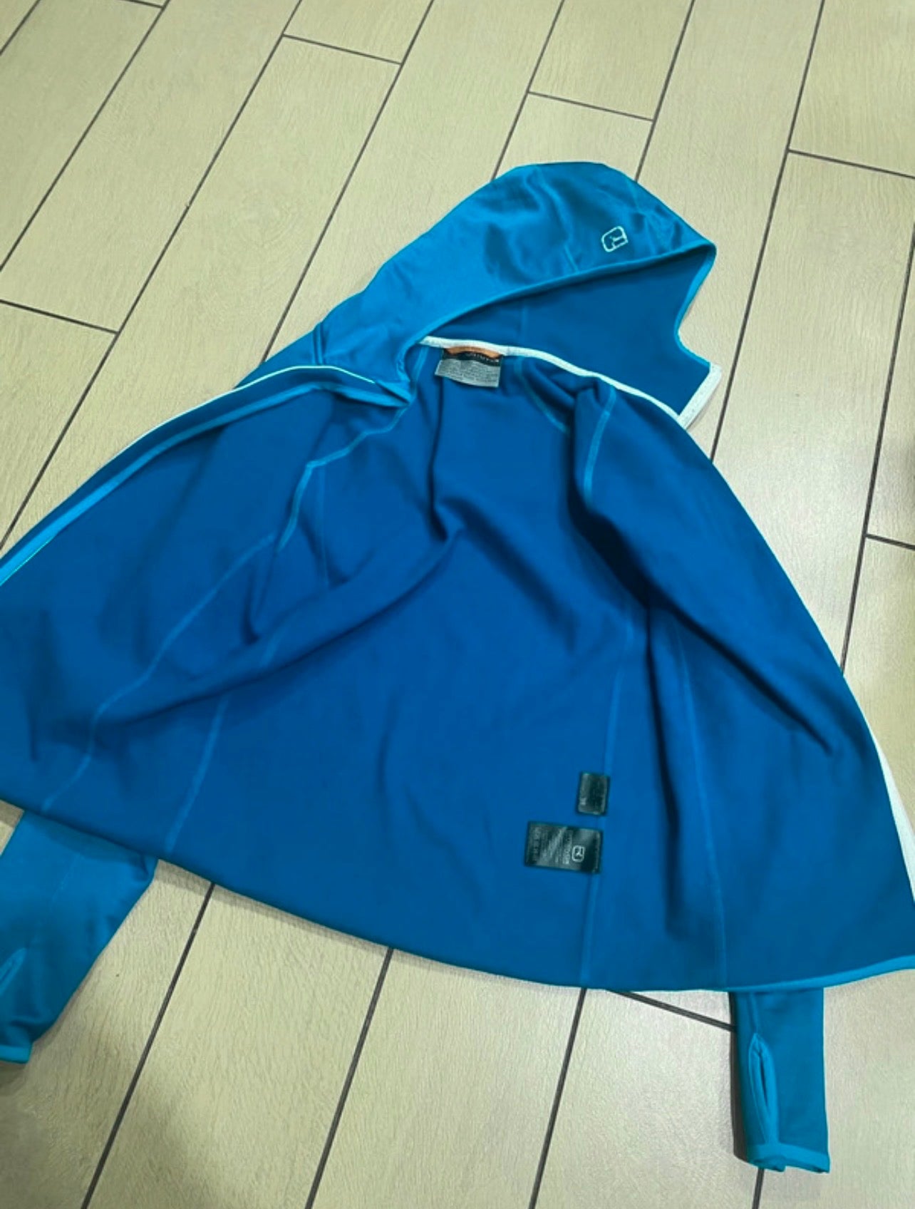Jacke Ortovox Merino inside (S Herren) Zip Hoodie blau