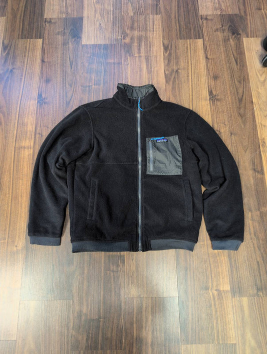 Patagonia Wende Jacke (M Herren ) Regenjacke + Fleece schwarz