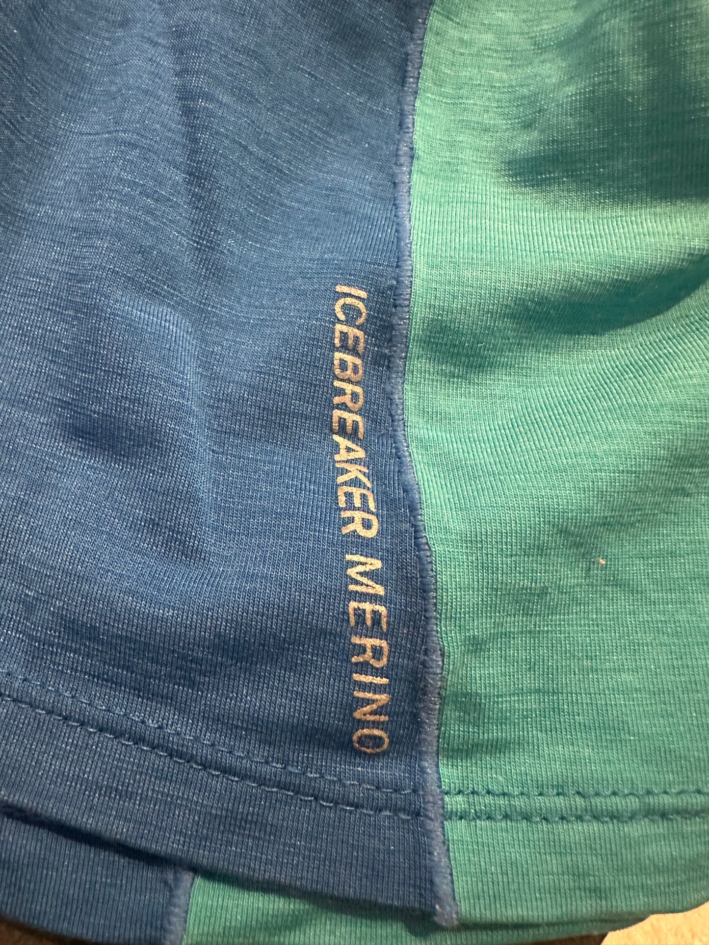 Merino T-Shirt Icebreaker (Damen S) türkis blau