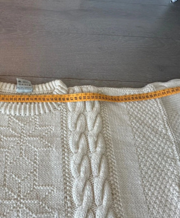 Strick Pullover von Dale of Norway XL weiß 100% Schurwolle
