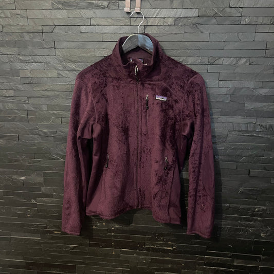 Patagonia R1 Fleece Jacke (M Damen) Pile /Teddy Aubergine lila