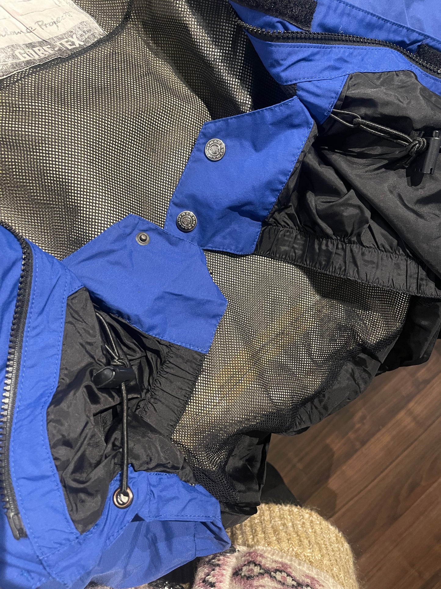 Hardshell Jacke von Mammut (XL Herren) Goretex 3-lagig blau