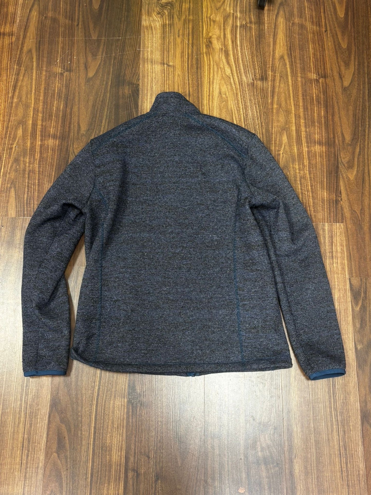 Strickoptik Fleece Jacke von Vaude ( Herren XL) grau