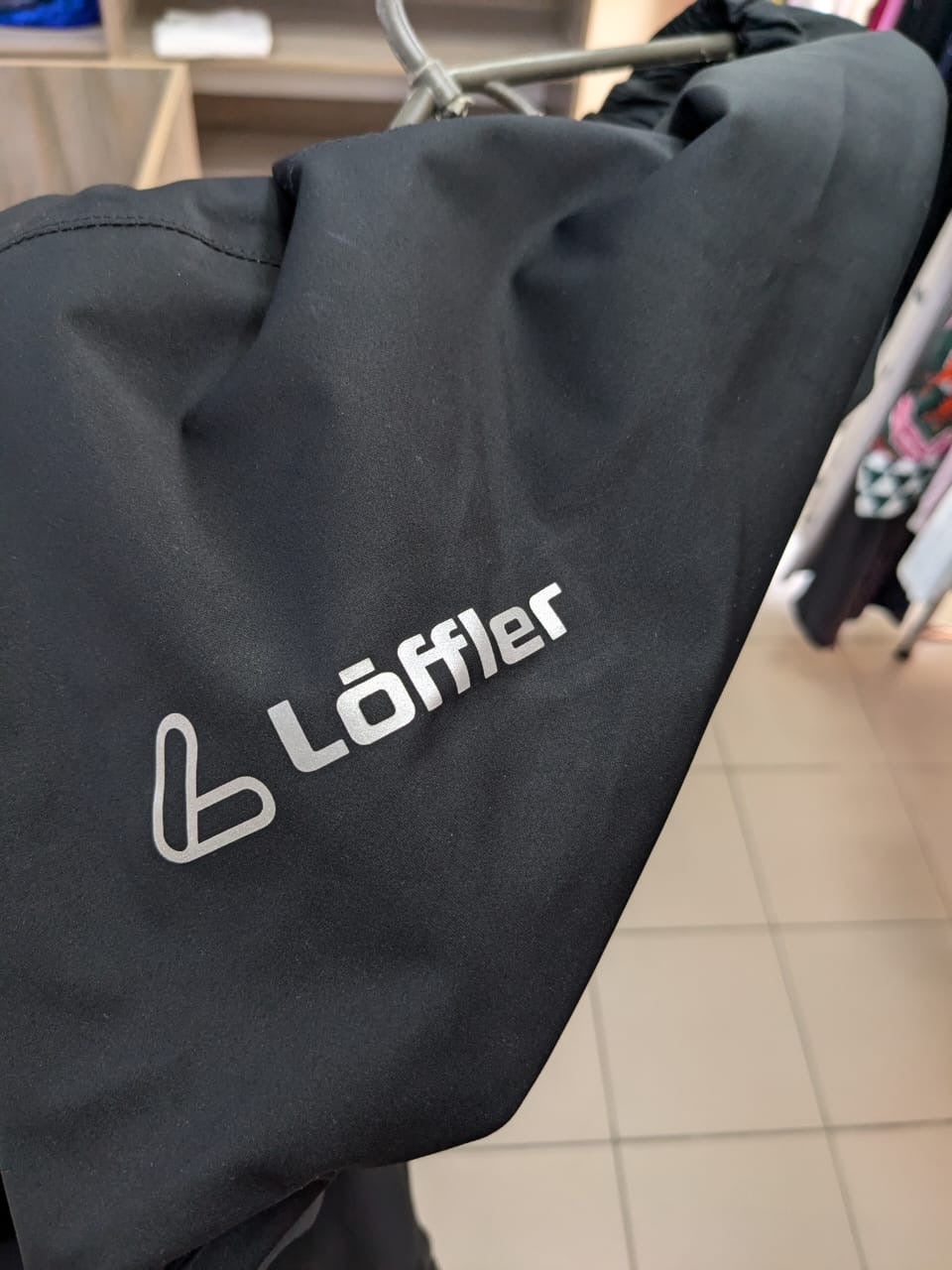 Rad Regenhose von Löffler (XL) GoreTex Überhose schwarz