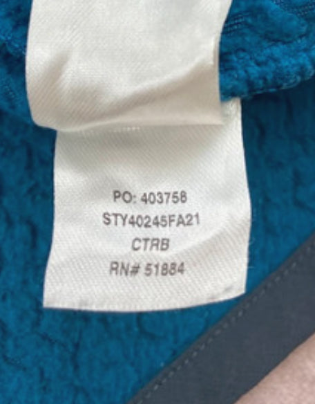 Patagonia R1 Air Fleece Zip-Neck (M Herren) Pullover blau