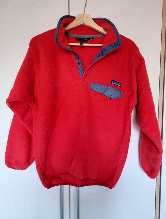 Patagonia Fleece Pullover (S Herren /M Damen) Synchilla rot