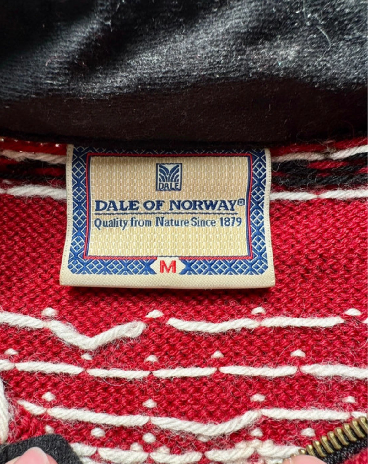 Strick Pullover von Dale of Norway (M Herren) 100% Wolle rot