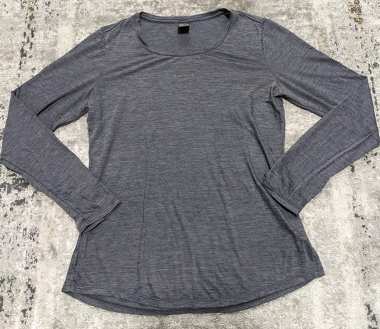 Longsleeve Icebreaker Merino (M Damen) Cool Lite grau