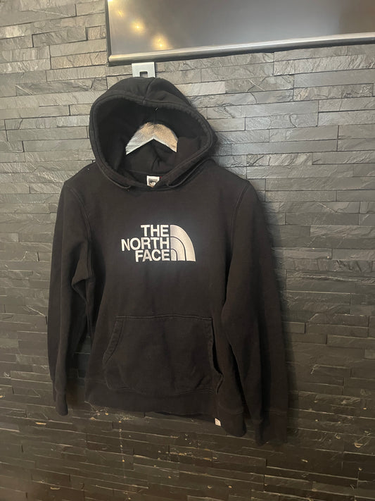 Hoodie The North Face (M Damen) Baumwolle Brustlogo schwarz