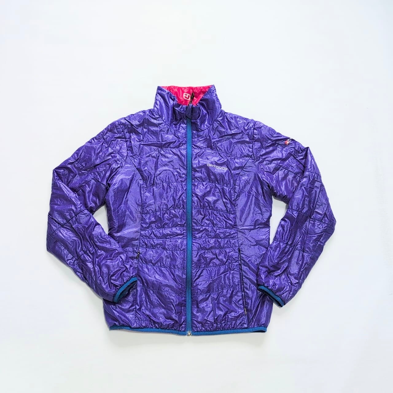 Wende Jacke Ortovox (S Damen) Swisswool Isolation pink lila