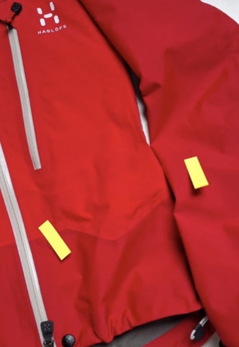 Hardshell Jacke von Haglöfs (S Damen) GoreTex Pro rot - wanderlich.com