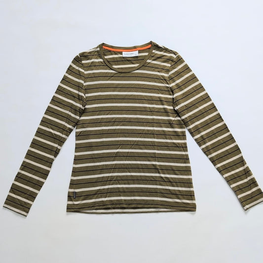 Merino Longsleeve von Icebreaker (M Damen) Langarmshirt gestreift