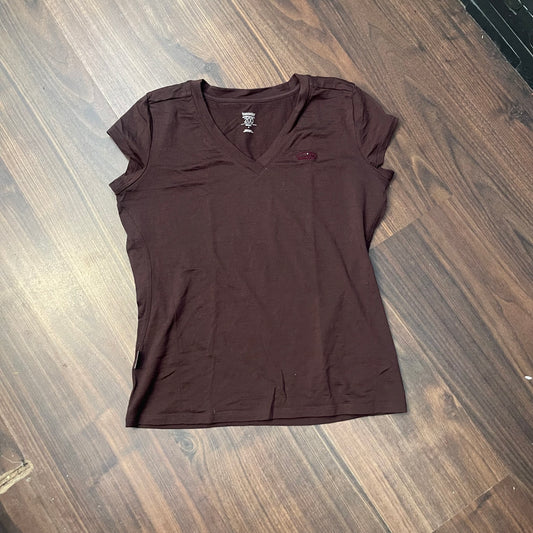 Pure Merino T-Shirt von Icebreaker (Damen S) braun
