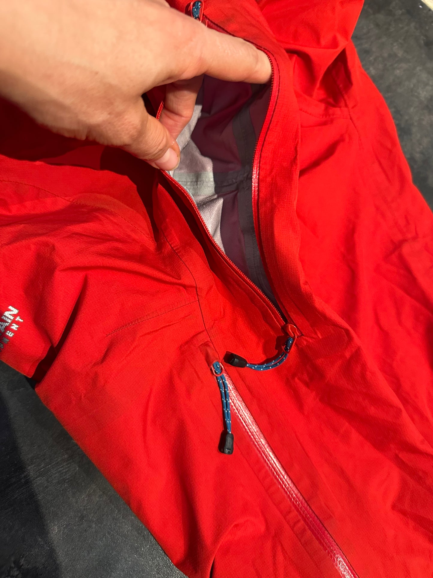 Leichte Regen Jacke Mountain Equipment (L Damen) rot