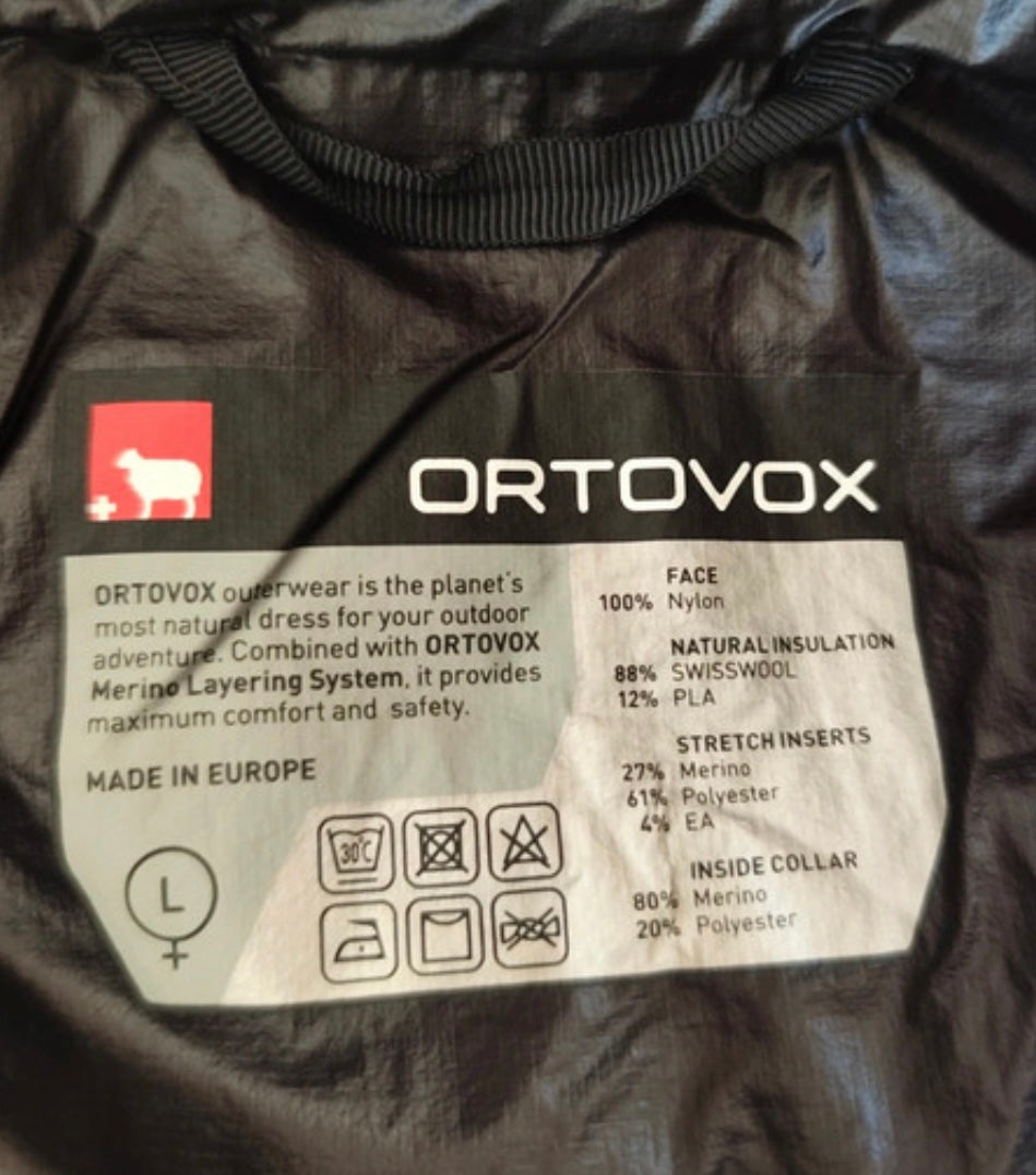 Kapuzen Jacke von Ortovox (L Damen) Swisswool schwarz
