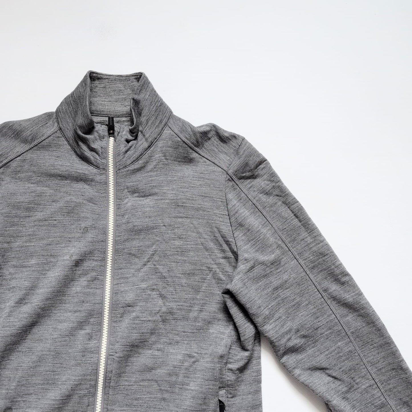 Merino Jacke von Icebreaker (M Damen) Zipper Shirt grau