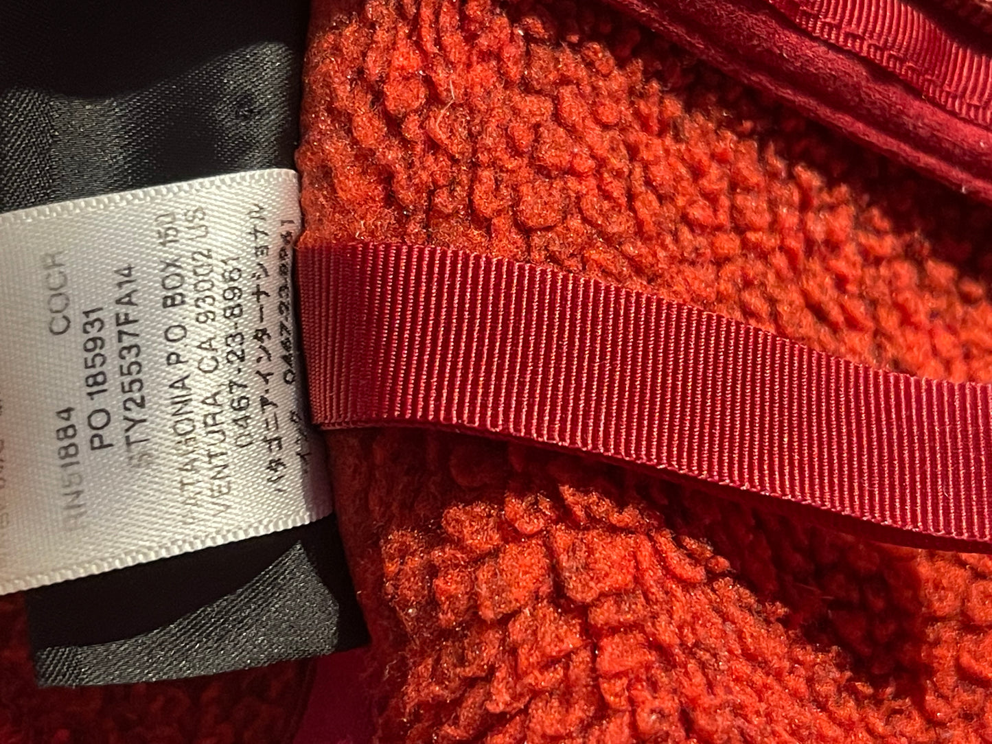 Zipper Jacke Patagonia (S Damen) Better Fleece Hoodie rot