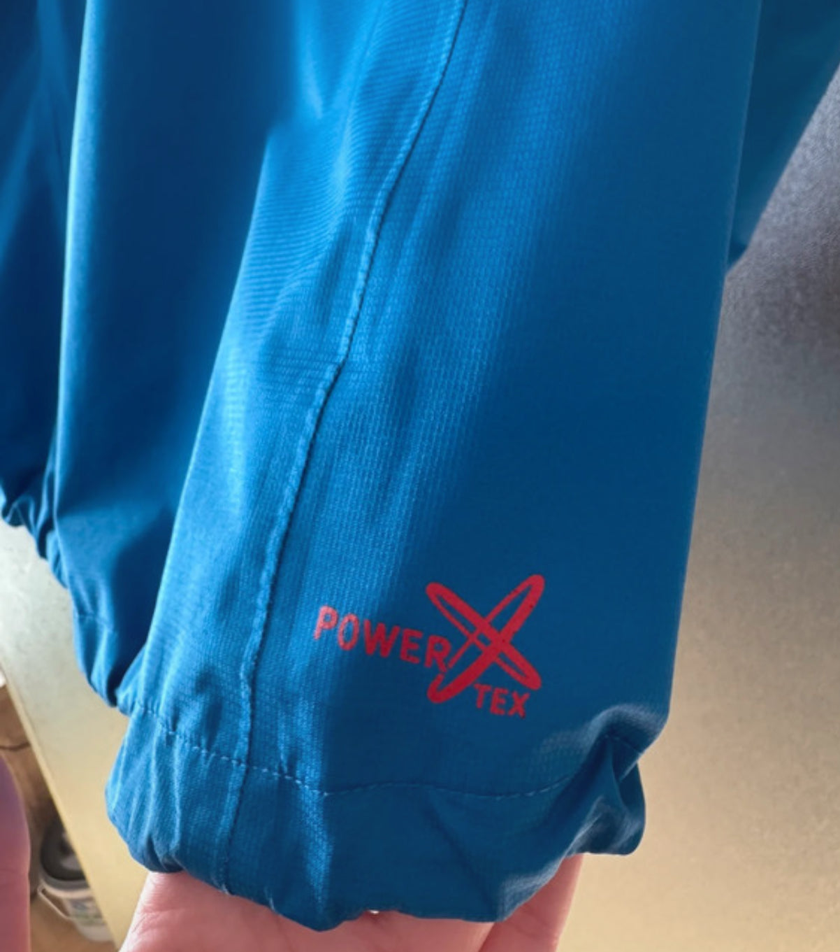 2-lagige Regen Jacke von Salewa (L Herren) Hardshell blau