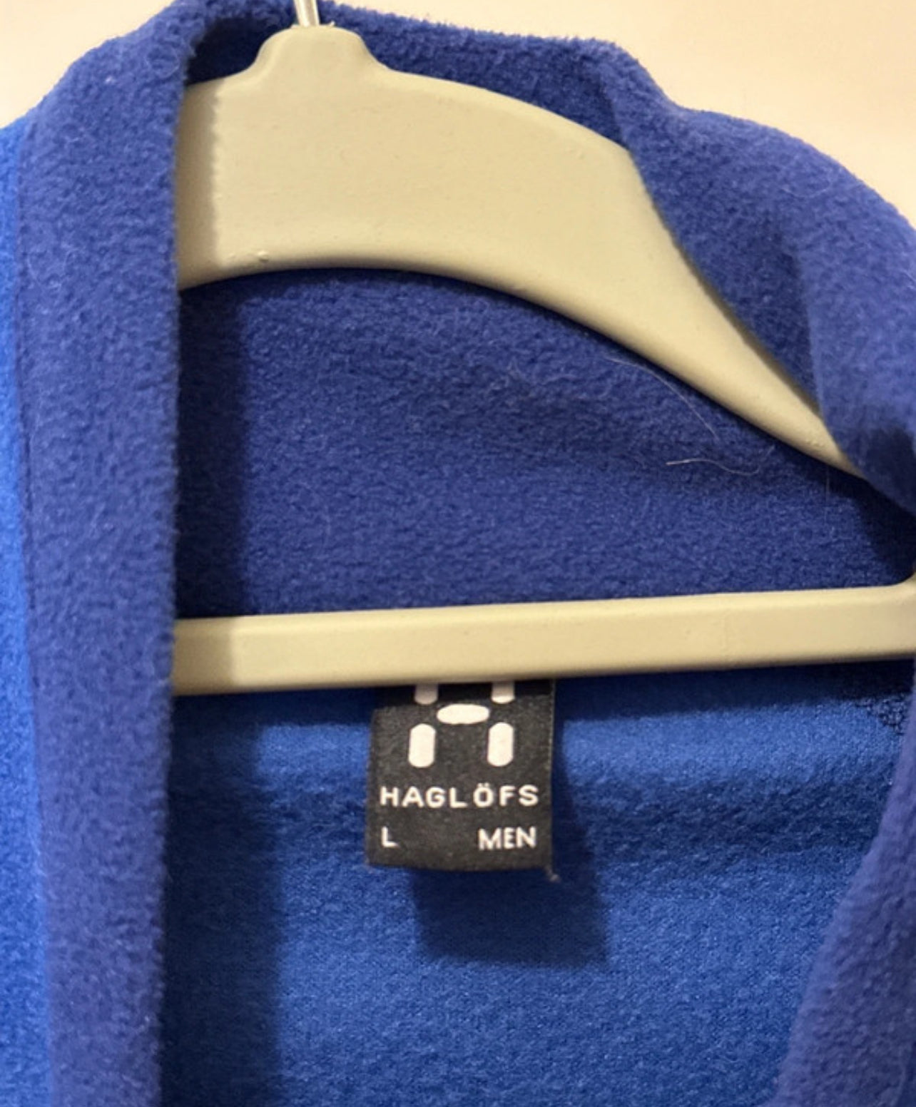 Fleece Jacke von Haglöfs (L Herren) Zipper Sweatshirt blau