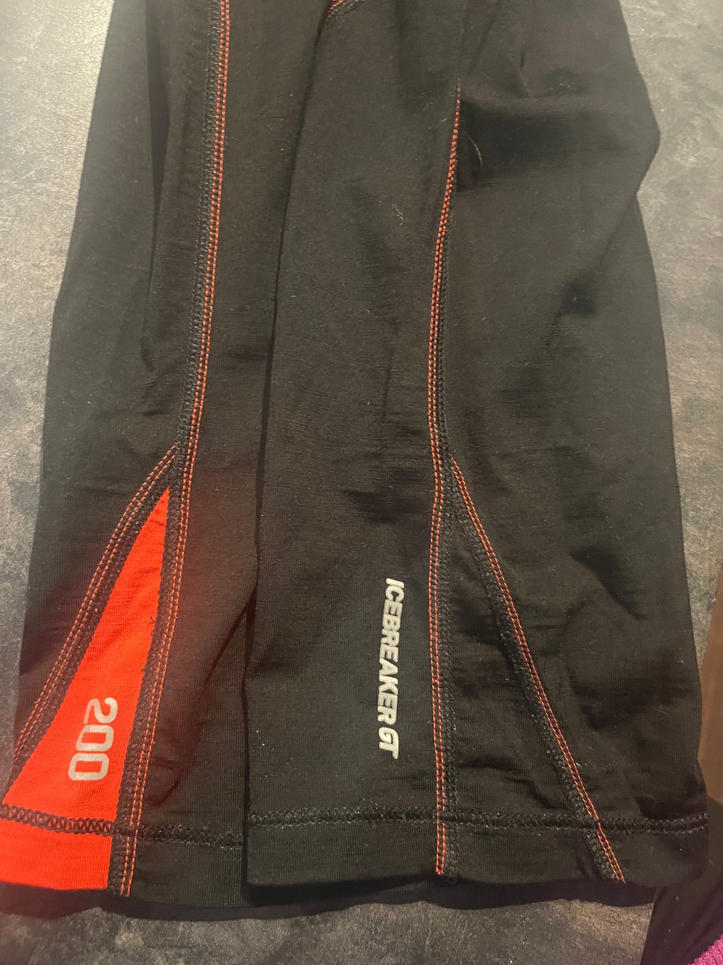 Merino Tights 3/4 von Icebreaker 200 (M Damen) Unterhose schwarz