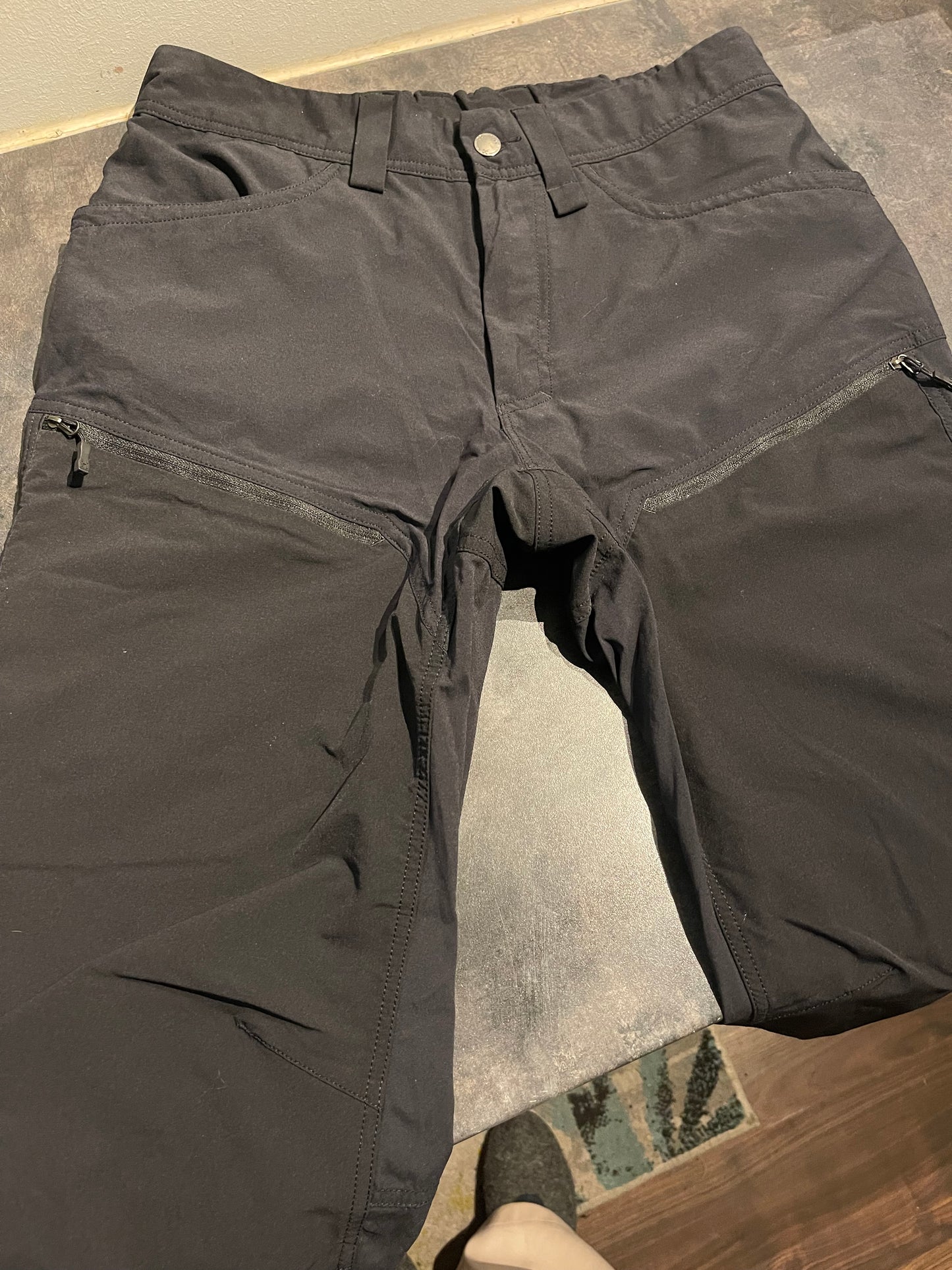 Robuste Trekking Hose von Haglöfs (M Herren) Climatic schwarz