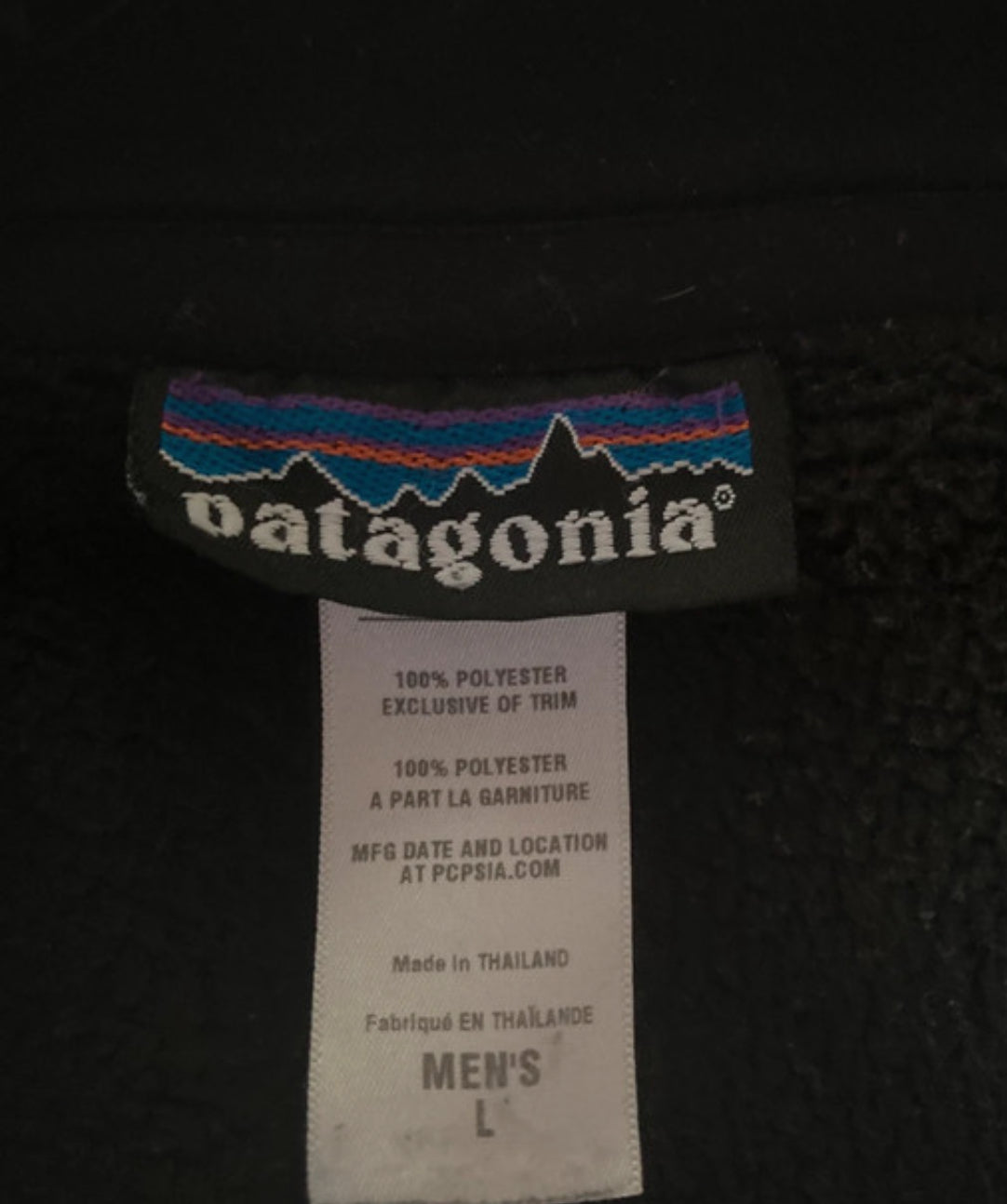 Dicke Fleece Jacke von Patagonia ( L Herren) Better Sweater Hoodie schwarz