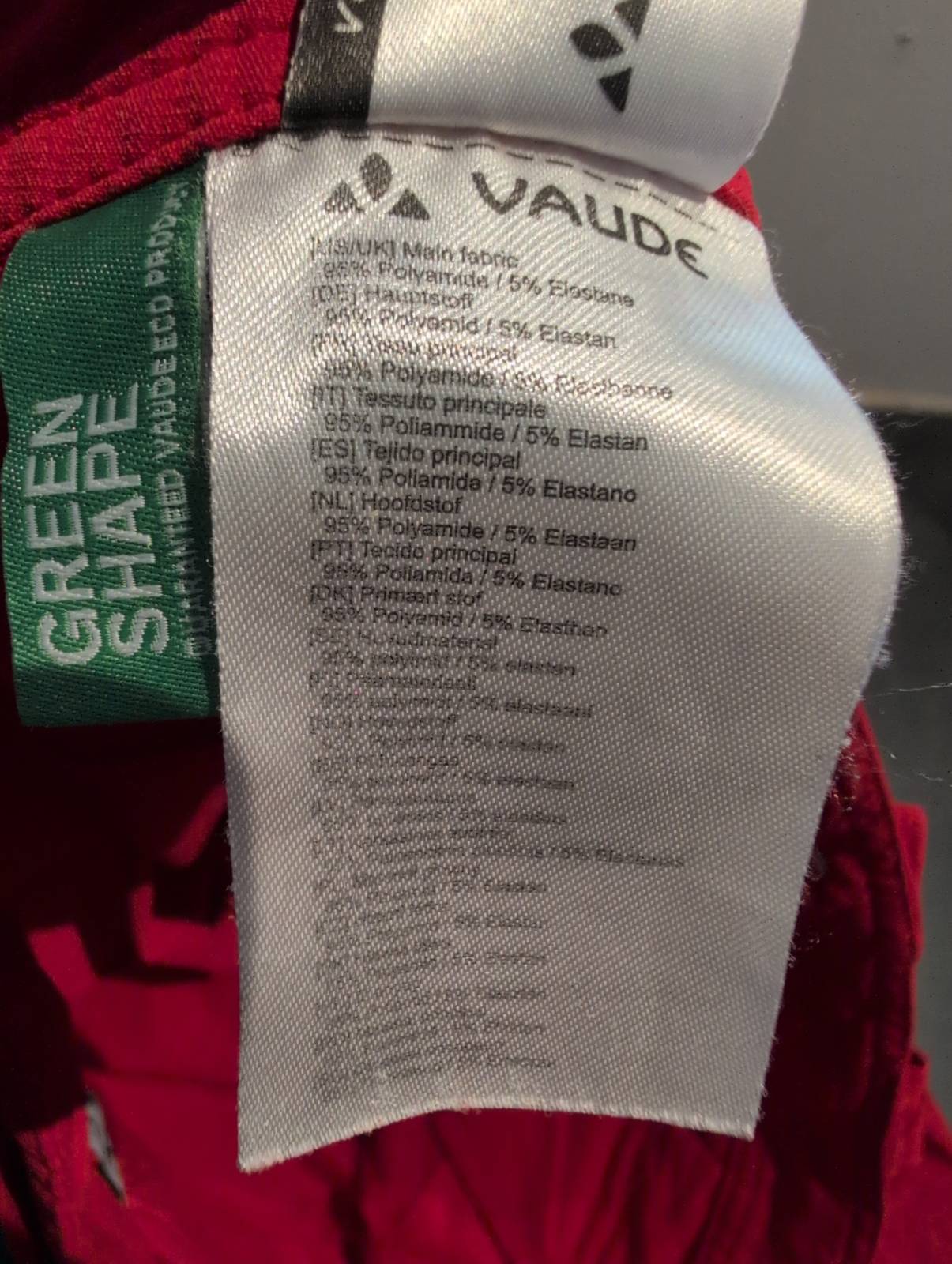 Outdoor Shorts ( L : 40 Damen) Vaude rot - wanderlich.com