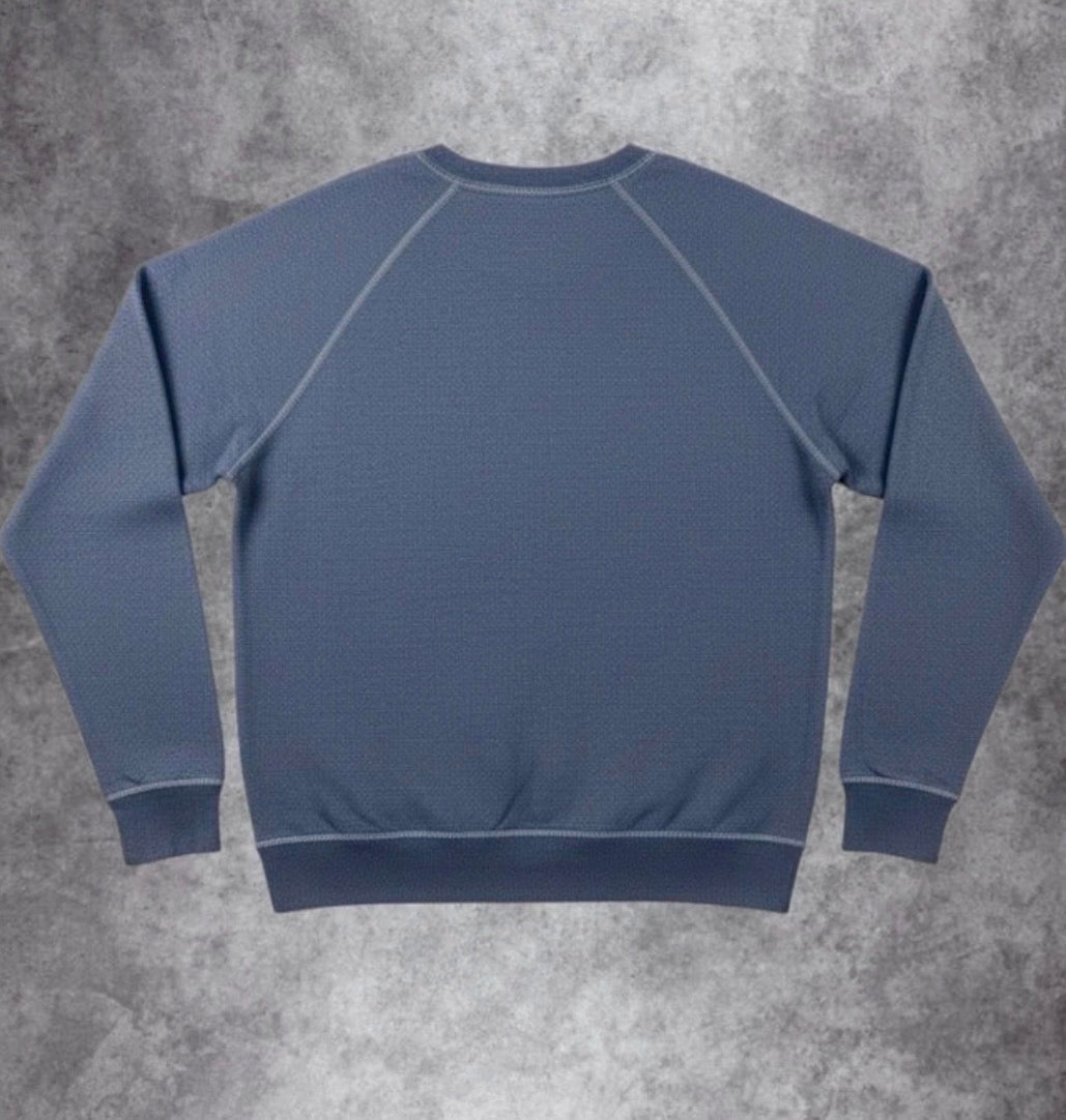 Pullover Patagonia (M Herren) Brustprint Bio-Baumwolle grau