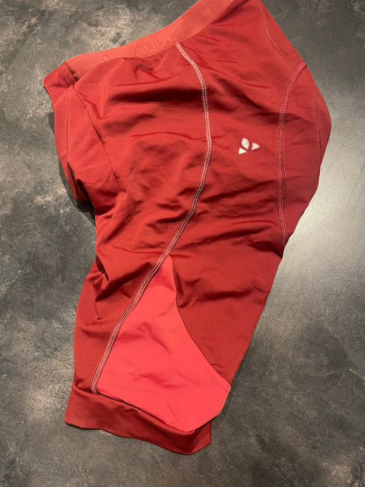 Gepolsterte kurze Radhose von Vaude (S/ 38 Damen) rot