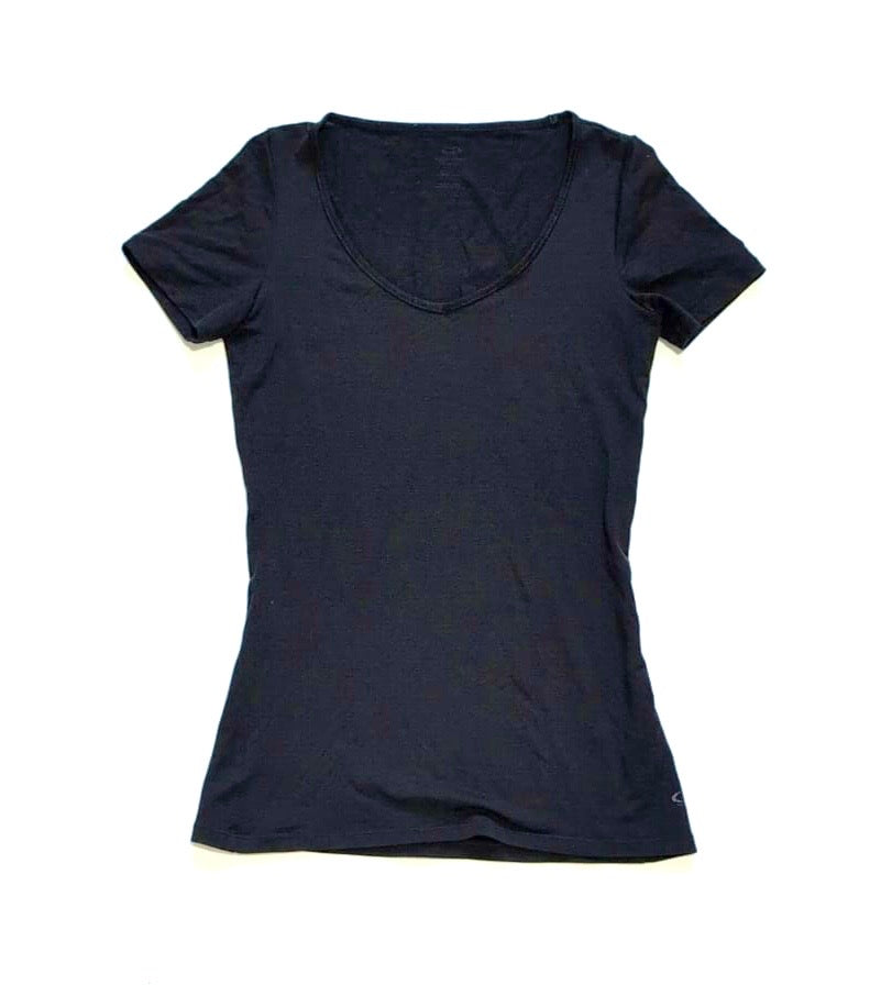 T-Shirt von Icebreaker Merino (XS Damen) Baselayer schwarz