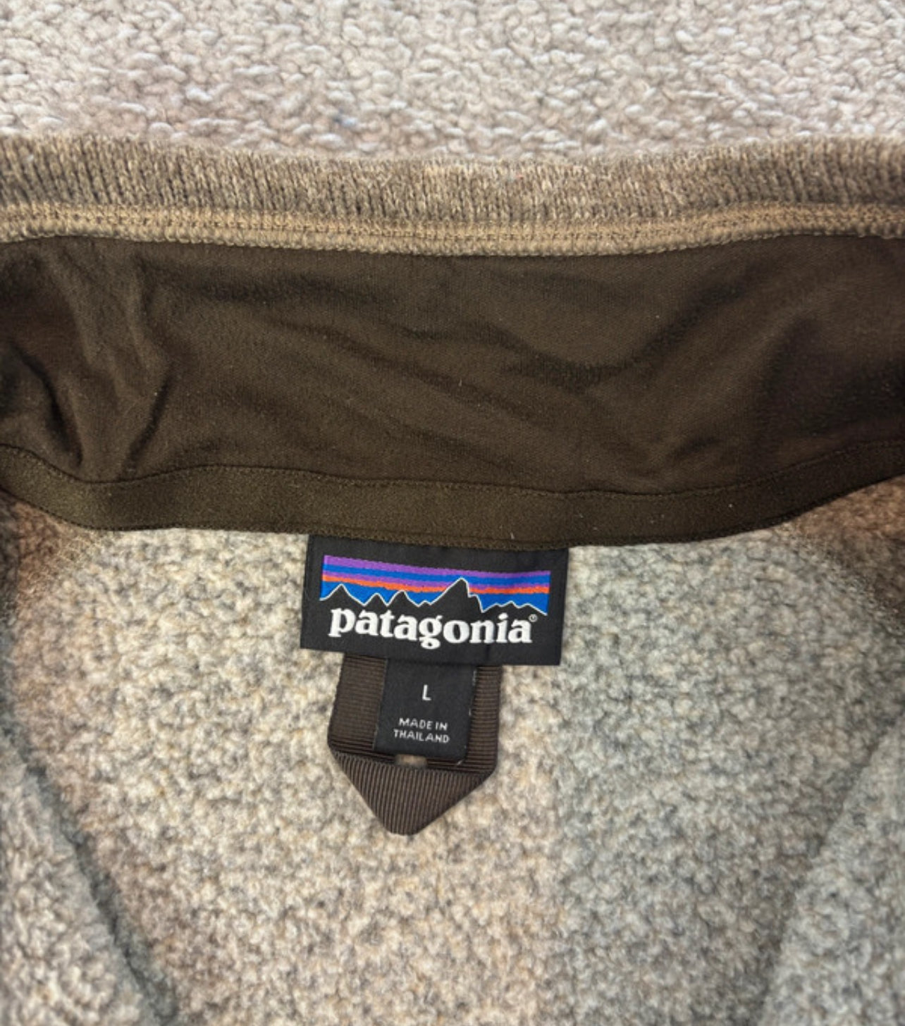 Pullover Patagonia (L Herren) Better Sweater Fleece beige braun