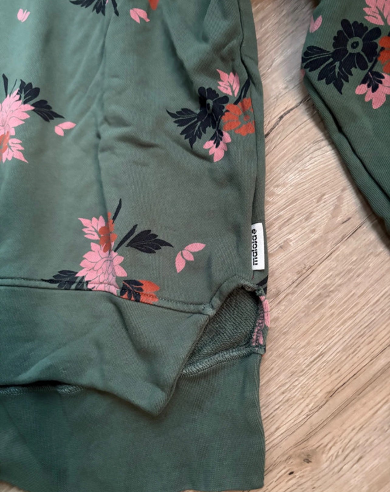 Kapuzenpullover von Maloja (XS Damen) Hoodie Baumwolle grün Print
